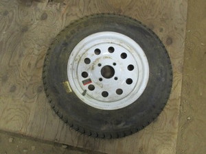 (New) 13 4 Hole Trailer Wheel & Tire