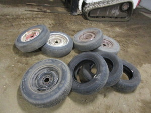 Misc. AutoTrailer Wheels & Ties (see pics)