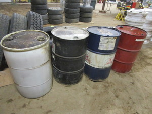 (4) 55gal Barrels