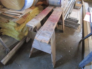 (2) Sawhorses