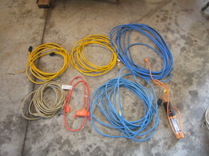 Extension Chords & Trouble Light