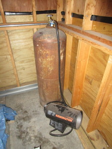Propane Tank & Heater
