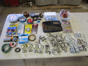 Misc. Hardware, Drill Bits, Tape