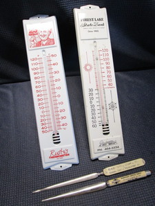 Advertising Thermometers, Openers