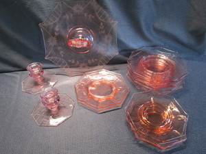 Pink Depression Glass