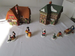 Dickens Cobb Cottage, T Puddlewick, Harvest Seed, Amish Family