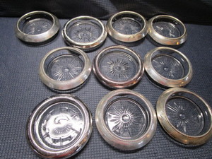 Sterling Coasters & Plated