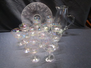 Stemware, Pitcher, Platter
