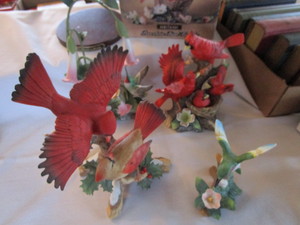 Hummingbirds & Cardinals