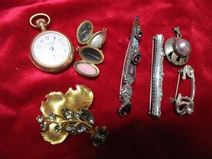 Mini Lockets, Bar Pins