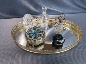 Perfume Bottles, Dresser Boxes