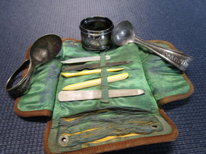 Creamtop & Childs Spoons, Napkin Ring