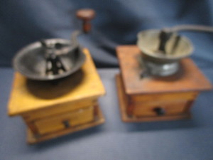 Antique Box Coffee Grinders