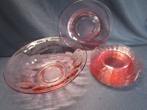 Pink Depression Glass