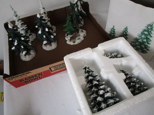 Dept 56 Cold Cast Trees
