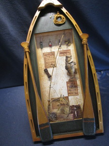Canoe Shaped Shadow Box