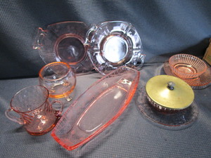 Pink Depression Glass