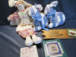 Coasters - Quilt Designs, Doll & Rabbits