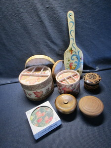 Coasters, Dresser Boxes, Paddle