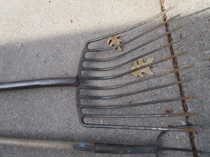 Antique Silage & Hay Forks