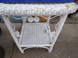 Vintage Wicker Table