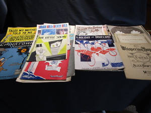 Vintage Sheet Music