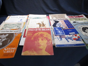 Vintage Sheet Music