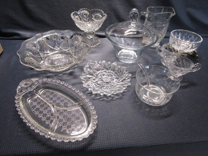 Crystal, Mayonnaise, Bowl, Platter