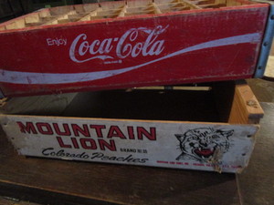 Wooden Coca Cola Box, Fruit Box