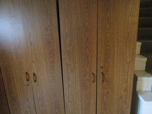 Double door cabinets