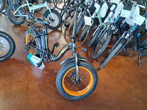 lot 52 image: Emojo RAM Sport Foldable Electric Bike BlackOrange Frame (New )