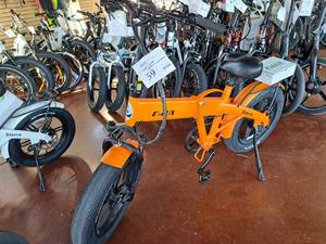 lot 59 image: E-Lux Sierra 48V 8-speed 20 Electric Bike Matte Orange Frame