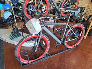lot 69 image: B&H Emotion Fixed Gear Electric Bike Grey Frame