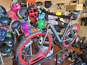 lot 70 image: B&H Emotion Fixed Gear Electric Bike Grey Frame
