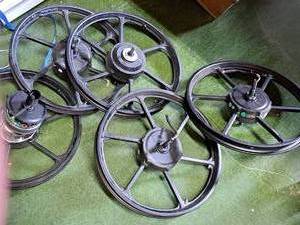 lot 936 image: Lot of (5) iGo 20 Motorized Wheels (parts or repair)