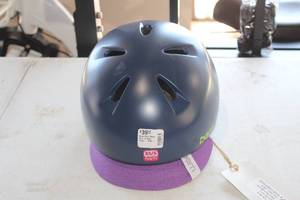 lot 243 image: Bern Satin Navy Blue XSS E-Bike Helmet