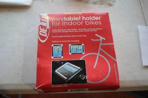lot 493 image: Delta Mini Tablet Holder for Indoor Bikes (in original packaging)