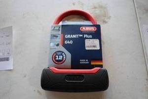 lot 555 image: Abus GRANIT Plus 640 Bike Lock (in original packaging)