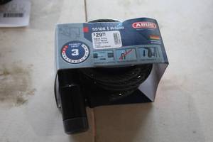 lot 560 image: Lot of (1) Abus Primo 5510K Keyed Coiled Cable Bike Lock 180cmx10mm (in original packaging)