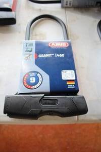 lot 571 image: Abus GRANIT 460 9 Keyed U-Lock (in original packaging)
