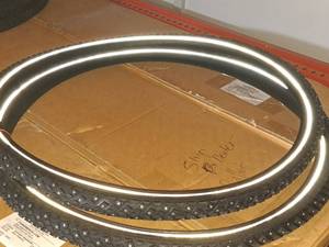 lot 999 image: Lot of (2) Schwalbe Marathon Plus Winter Studded Bike Tires 28x1.60 (New)