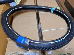 lot 974 image: Lot of (2) Schwalbe Marathon Plus MTB Bike Tires 26x2.10 (New)