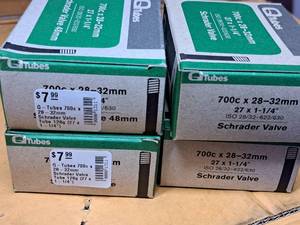 lot 1030 image: Lot of (4) Q Tubes Bike Tubes 700cx28-32mm(27x1-14)