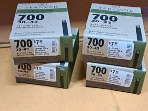 lot 1026 image: Lot of (4) Teravail Standard Bike Tubes 700x30-43mm(27x1-18-1-38)