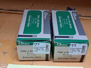 lot 1029 image: Lot of (2) Q Tubes Bike Tubes 700cx40-45mm(27x1-38)