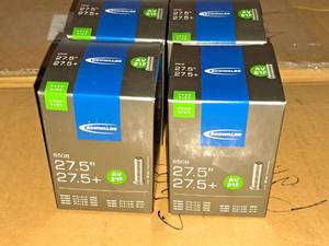 lot 1077 image: Lot of (4) Schwalbe 27.5 Bike Tubes