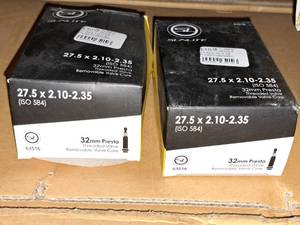 lot 1085 image: Lot of (2) Sunlite Bike Tubes 27.5x2.10-2.35