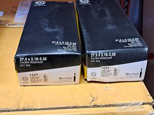 lot 1089 image: Lot of (2) Sunlite Thorn Resistent Bike Tubes 27.5x2.10-2.35