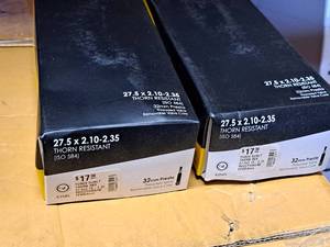 lot 1090 image: Lot of (2) Sunlite Thorn Resistent Bike Tubes 27.5x2.10-2.35