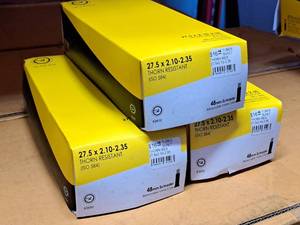 lot 1092 image: Lot of (3) Sunlite Thorn Resistent Bike Tubes 27.5x2.10-2.35